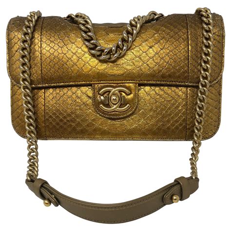 Chanel Python Flap Bag 